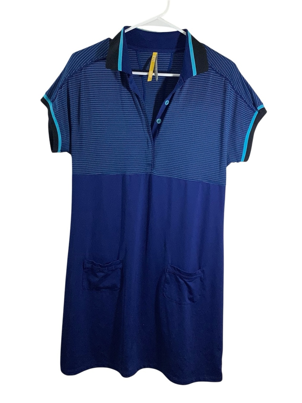 Lole Blue Striped Active Dress